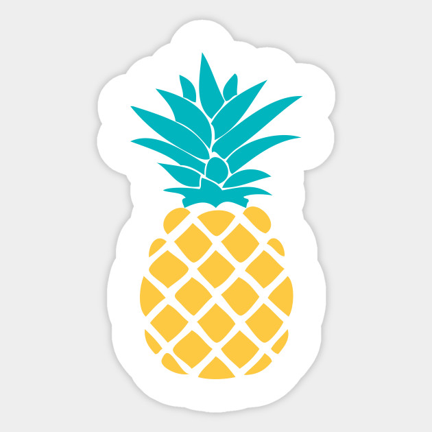 Pineapple Pineapples Sticker Teepublic