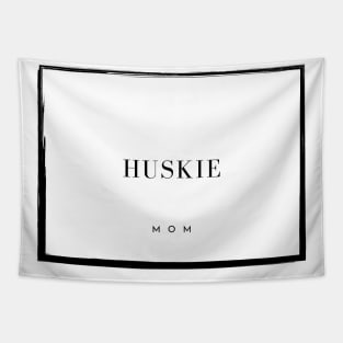 Huskie Mom Tapestry