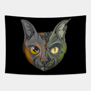 Cute Zombie Cat Tapestry