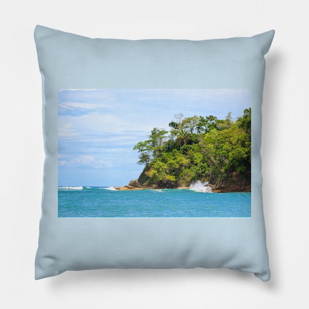 Paradise island Pillow by Juhku