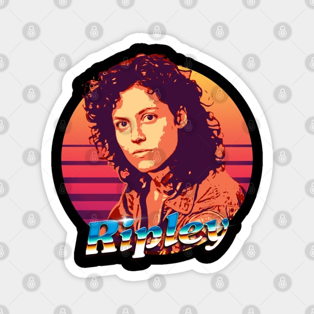 Ripley Retrowave Magnet by Colana Studio