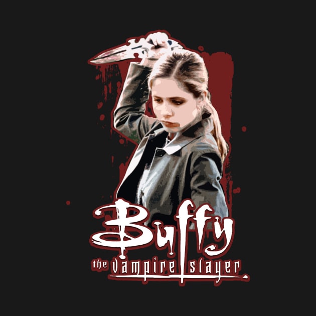 buffy the vampire slayer - bravery by Ville Otila Abstract