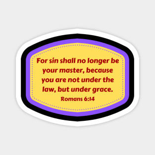 Bible Verse Romans 6:14 Magnet