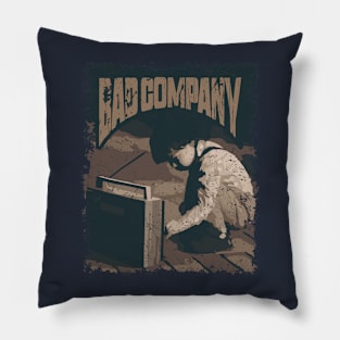 Bad Company Vintage Radio Pillow