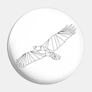 Eagle Geometric Lineart Pin