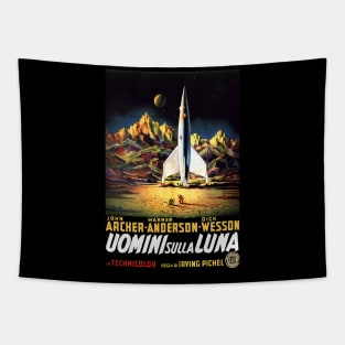 Classic Science Fiction Movie Poster - Destination Moon Tapestry