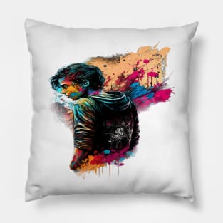 colorful artestic design Pillow