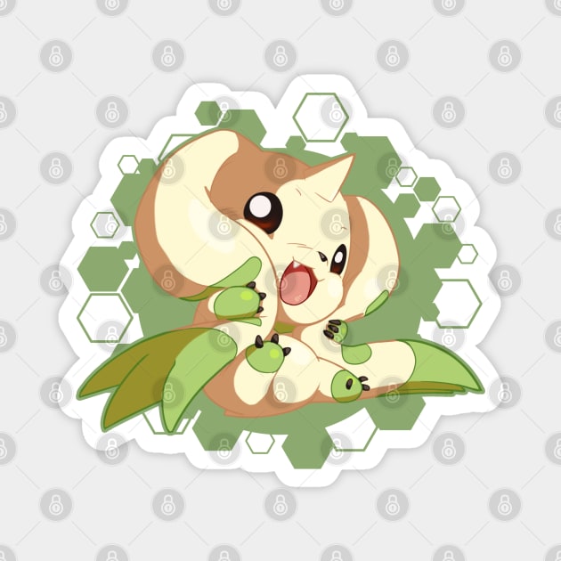 Terriermon Chibi Magnet by PRPrints