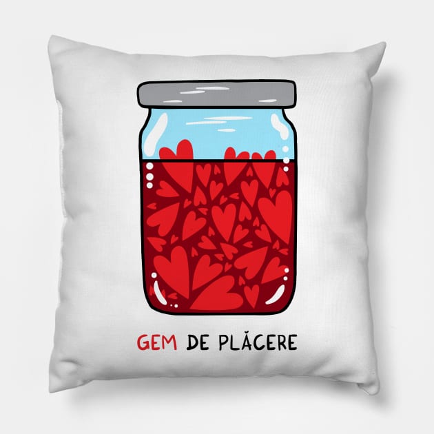 Gem de placere Pillow by adrianserghie