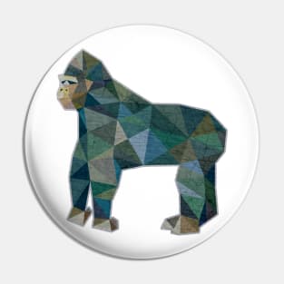 Gorilla Lowpoly Pin