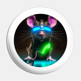 Cyberpunk mouse Pin