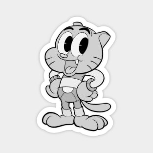 Gumball 1930s rubber hose cartoon style Magnet