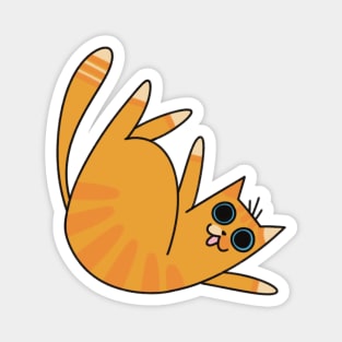 Cute Orange Tabby Cat Magnet