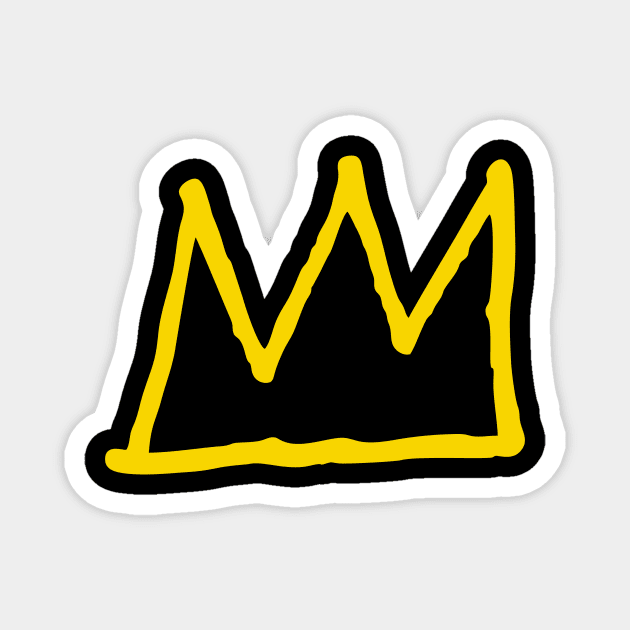 Basquiat Crown Magnet by A-team