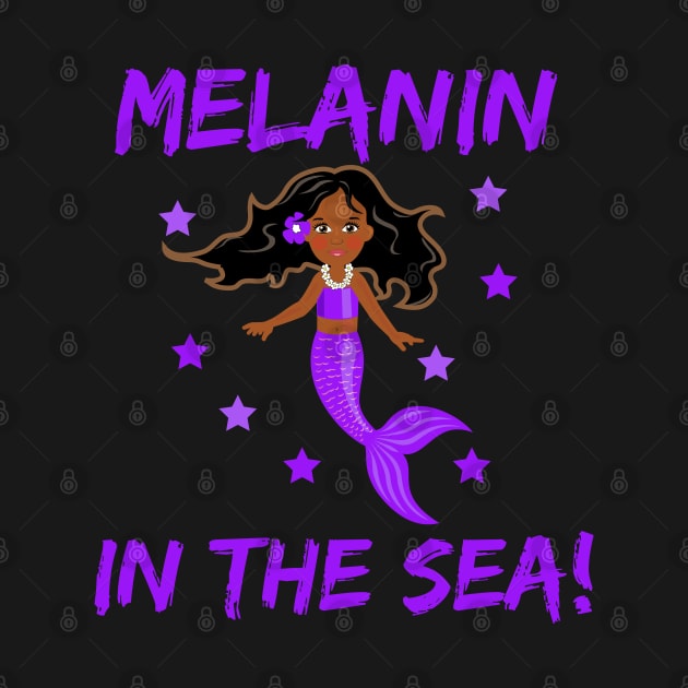 Melanin In The Sea African American by blackartmattersshop