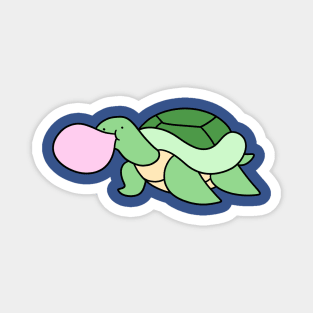 Bubblegum Turtle Magnet