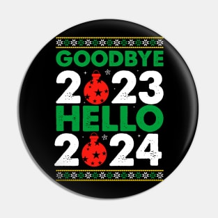 Goodbye 2023 welcome 2024 Pin