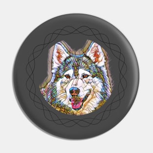 Alaskan Malamute Pin