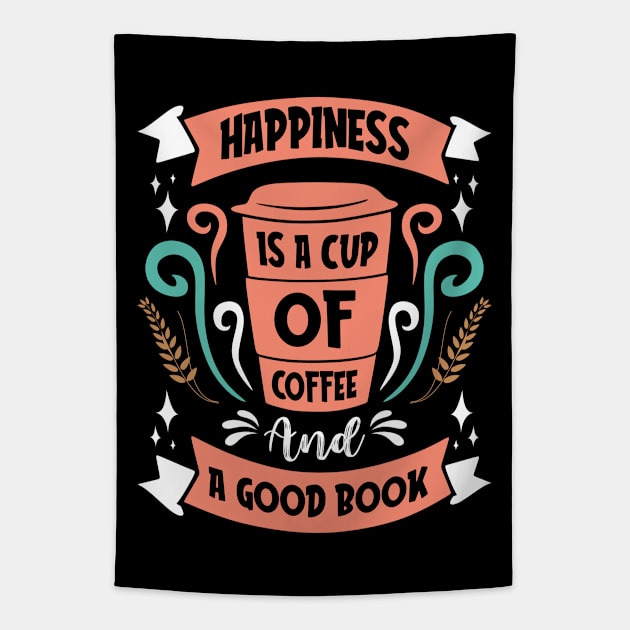 Funny Cup of Coffee Tee Coffee lover must have Tapestry by Ken Adams Store