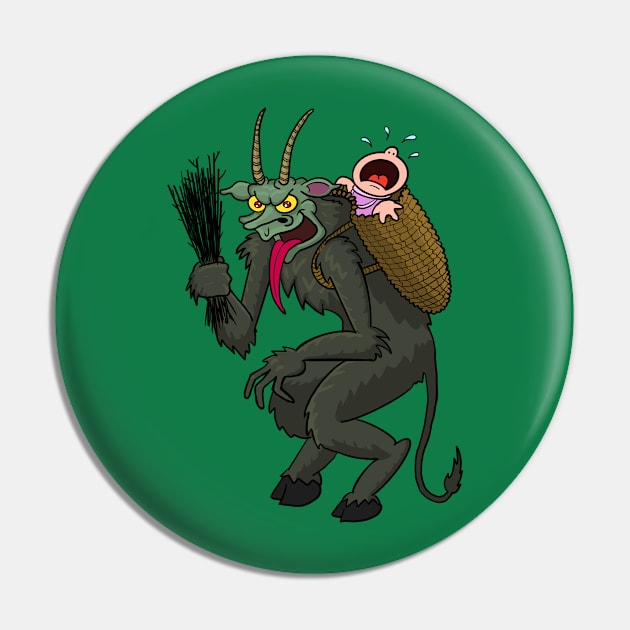 Krampus Pin by DancingSorcerer