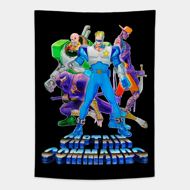 Captain commando Tapestry by OniSide