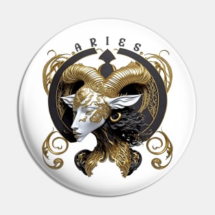 Design for Aries Zodiac Sign_6 Pin