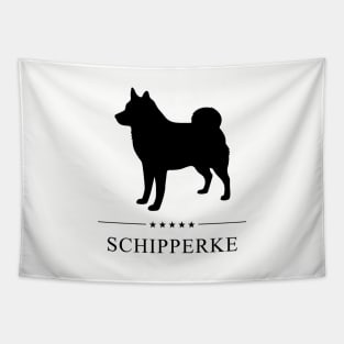 Schipperke Black Silhouette Tapestry