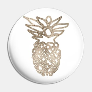 Golden pineapple Pin