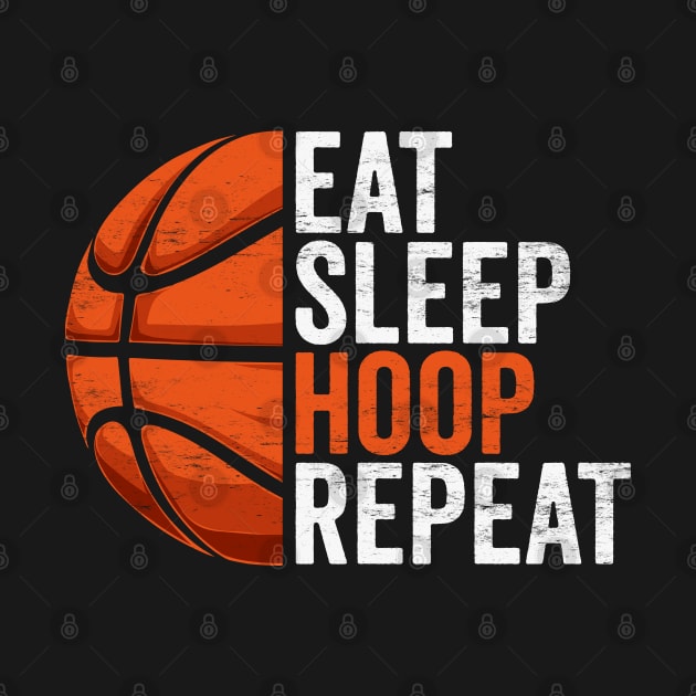 Basketball Lovers - Eat, Sleep, Hoop, Repeat by TwistedCharm