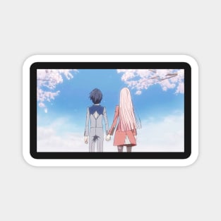 Hiro and Zero Two Magnet