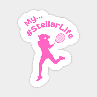 My #StellarLife Woman's Tennis Player Magnet