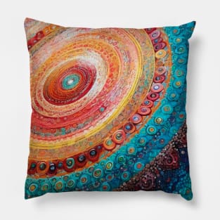 Universal Vibration: Aligning with the Essence of the Universe's Mandala Pillow