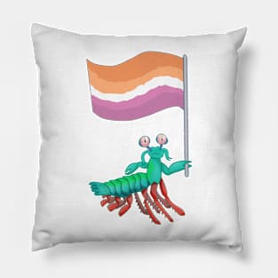 Mantis Shrimp Lesbian Pride! Pillow