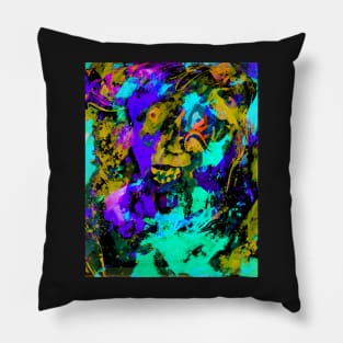 Abstract Demon Pillow