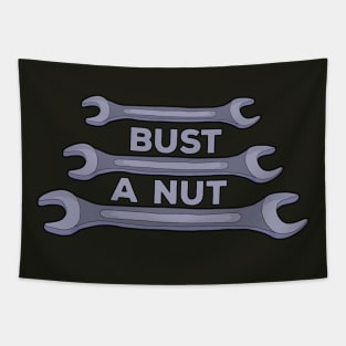 Bust a Nut Tapestry