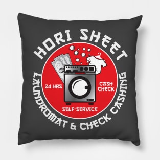 Hori Sheet Laundromat & Check Cashing Pillow