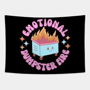 Emotional Dumpster Fire Tapestry