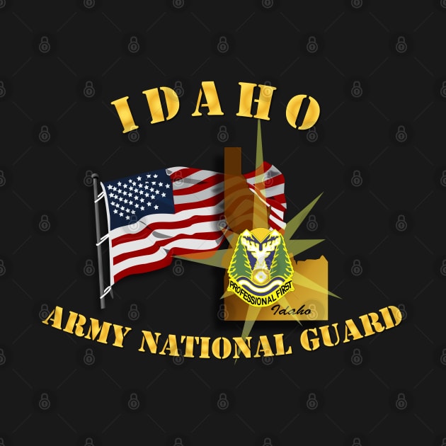 Idaho - ARNG w Flag by twix123844