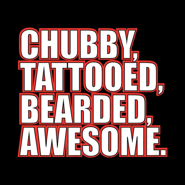 Chubby Tattooed Bearded by KitsuneMask