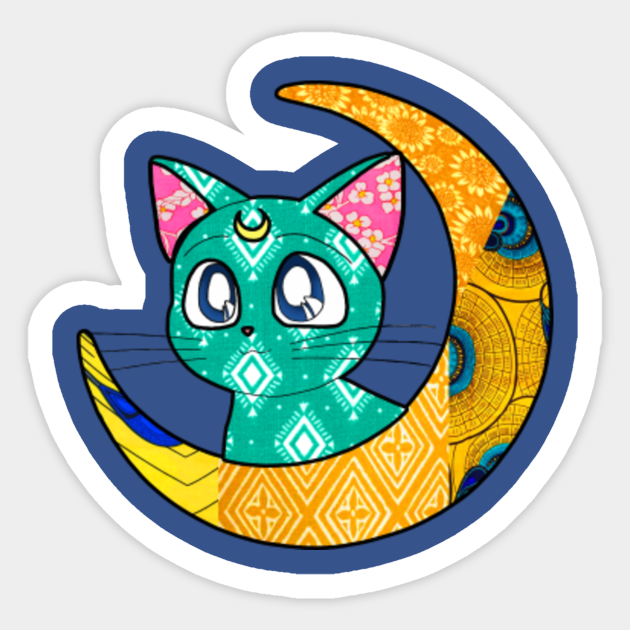 Sailor Moon Cat Artemis Sailor Moon Cat Sticker Teepublic Uk Cafepress brings your passions to life with the perfect item for every occasion. teepublic