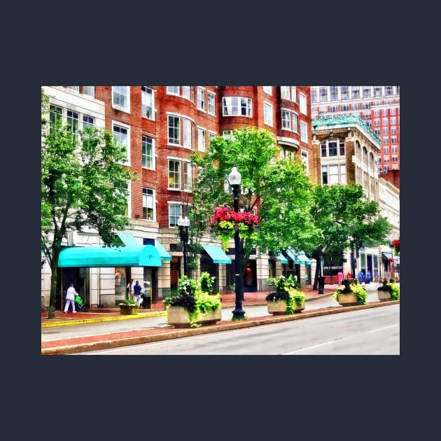 Boston MA - Shops Along Boyleston Street by SusanSavad