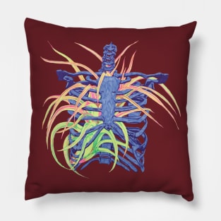 Rib Cage Hanging Plant Pillow