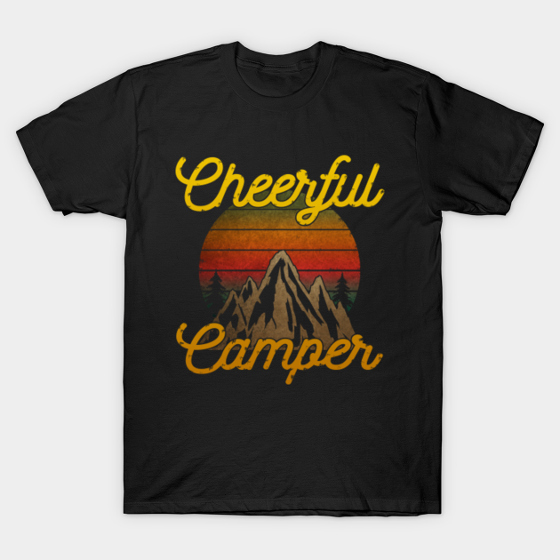 cheerful camper - Camper - T-Shirt