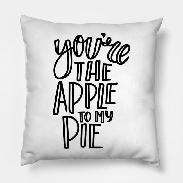 apple to my pie Pillow by hoddynoddy