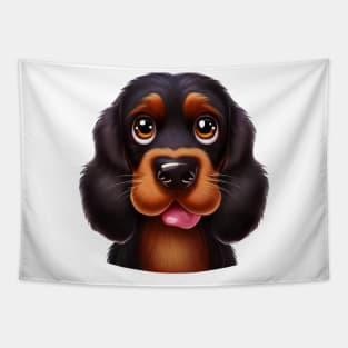 Pup-tacular Gordon Setter Tapestry