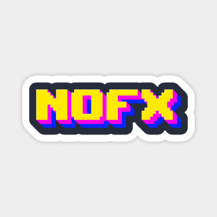 8bit Gaming Style Nofx Animated Magnet