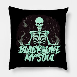 BLACK LIKE MY SOUL Pillow