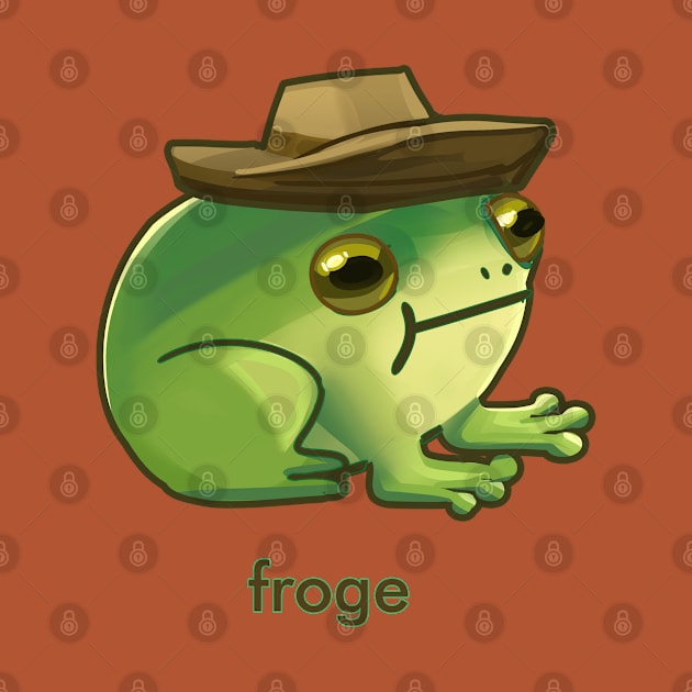 Frog Cowboy by evumango