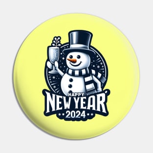 Frosty's Holiday Magic: Celebrate Christmas and Ring in the New Year with Whimsical Designs! Pin