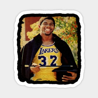 Magic Johnson Vintage Magnet